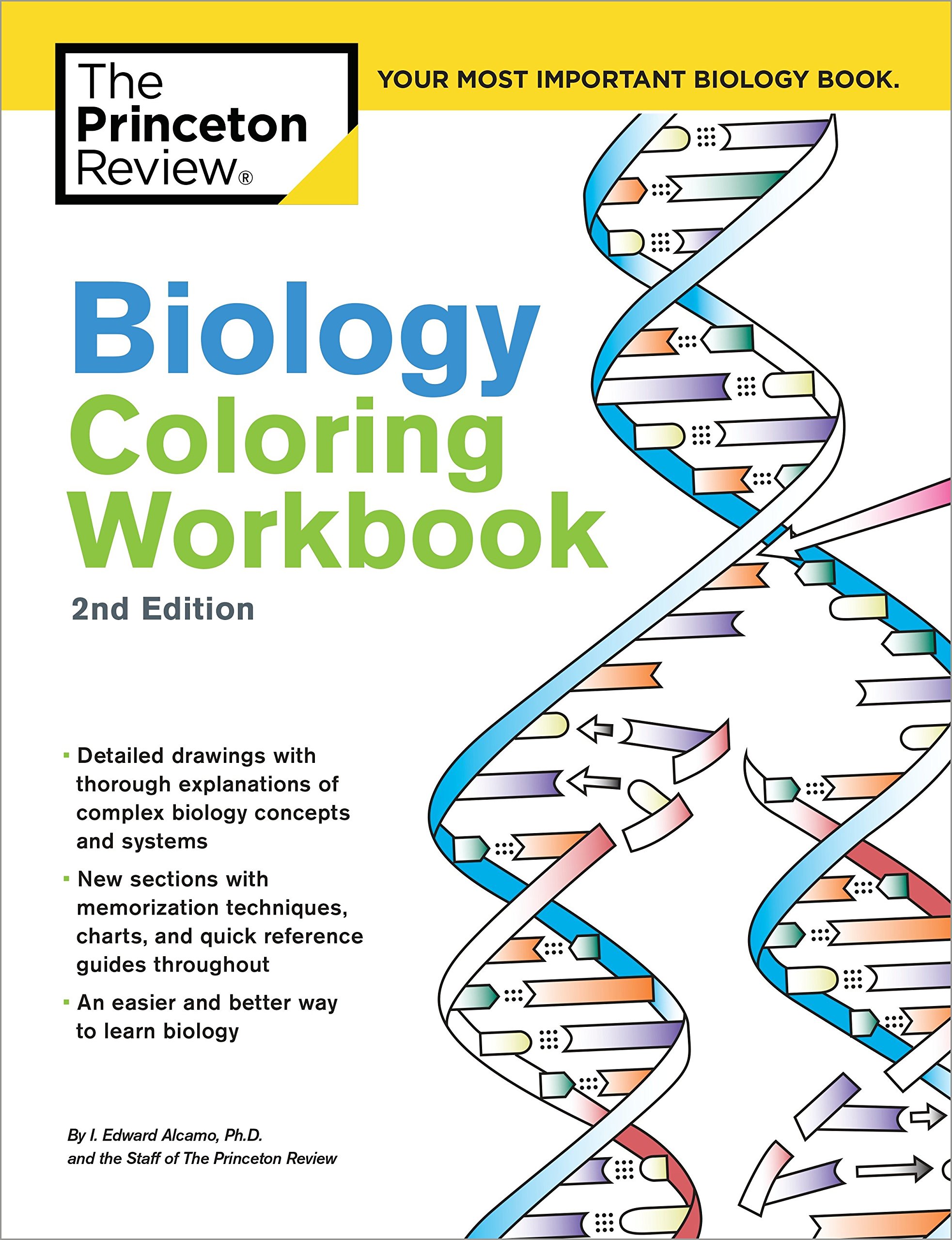 Algopix Similar Product 17 - Biology Coloring Workbook 2nd Edition
