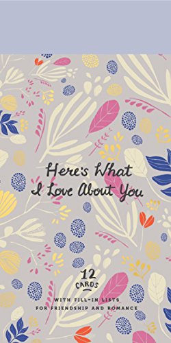 Algopix Similar Product 17 - Heres What I Love About You 12 Cards