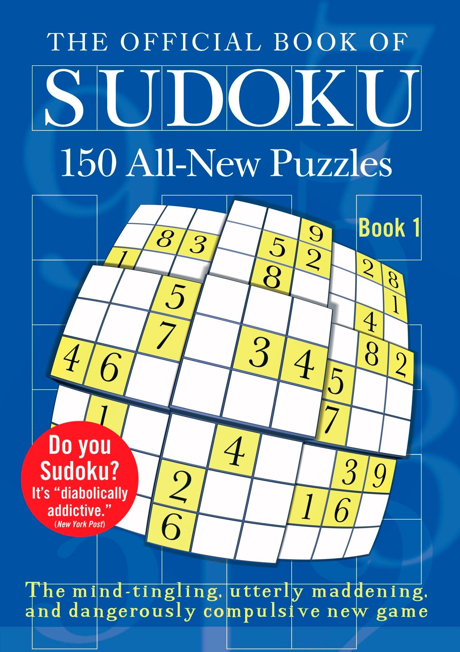 Algopix Similar Product 5 - The Official Book of Sudoku Book 1
