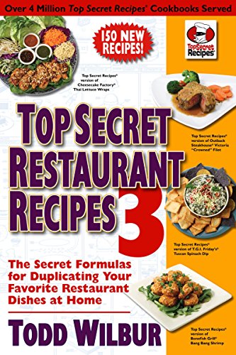 Algopix Similar Product 19 - Top Secret Restaurant Recipes 3 The