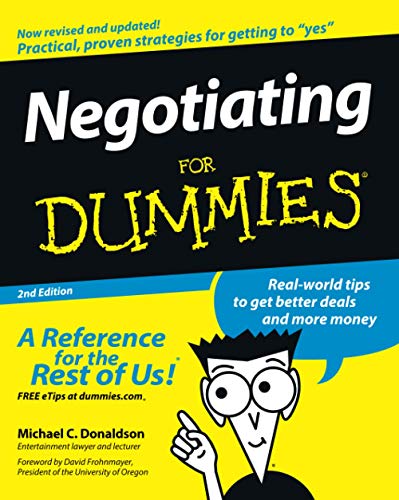 Algopix Similar Product 3 - Negotiating For Dummies