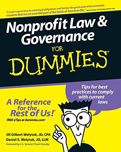 Algopix Similar Product 13 - Nonprofit Law and Governance For Dummies