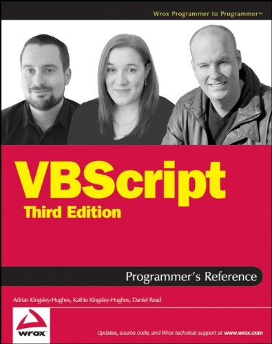 Algopix Similar Product 5 - VBScript Programmer's Reference