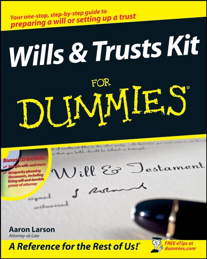 Algopix Similar Product 1 - Wills and Trusts Kit For Dummies