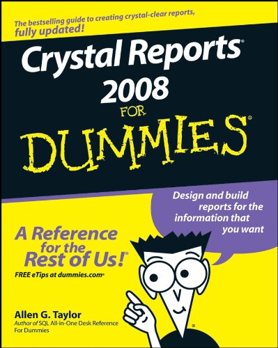 Algopix Similar Product 13 - Crystal Reports 2008 For Dummies