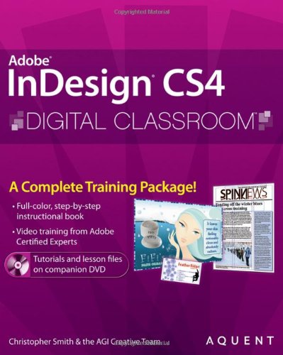 Algopix Similar Product 2 - InDesign CS4 Digital Classroom Book