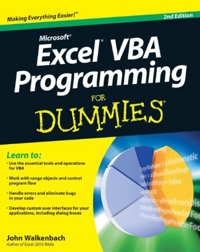 Algopix Similar Product 10 - Excel VBA Programming For Dummies