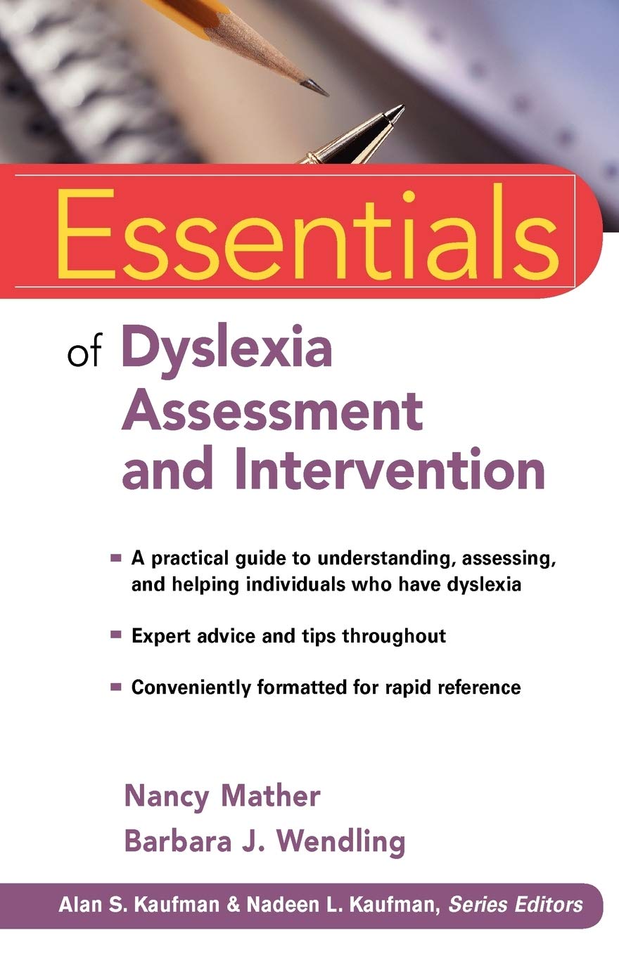 Algopix Similar Product 13 - Essentials of Dyslexia Assessment and