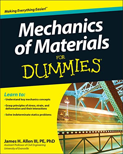 Algopix Similar Product 7 - Mechanics of Materials For Dummies