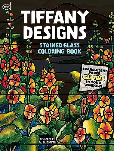 Algopix Similar Product 14 - Tiffany Designs Stained Glass Coloring