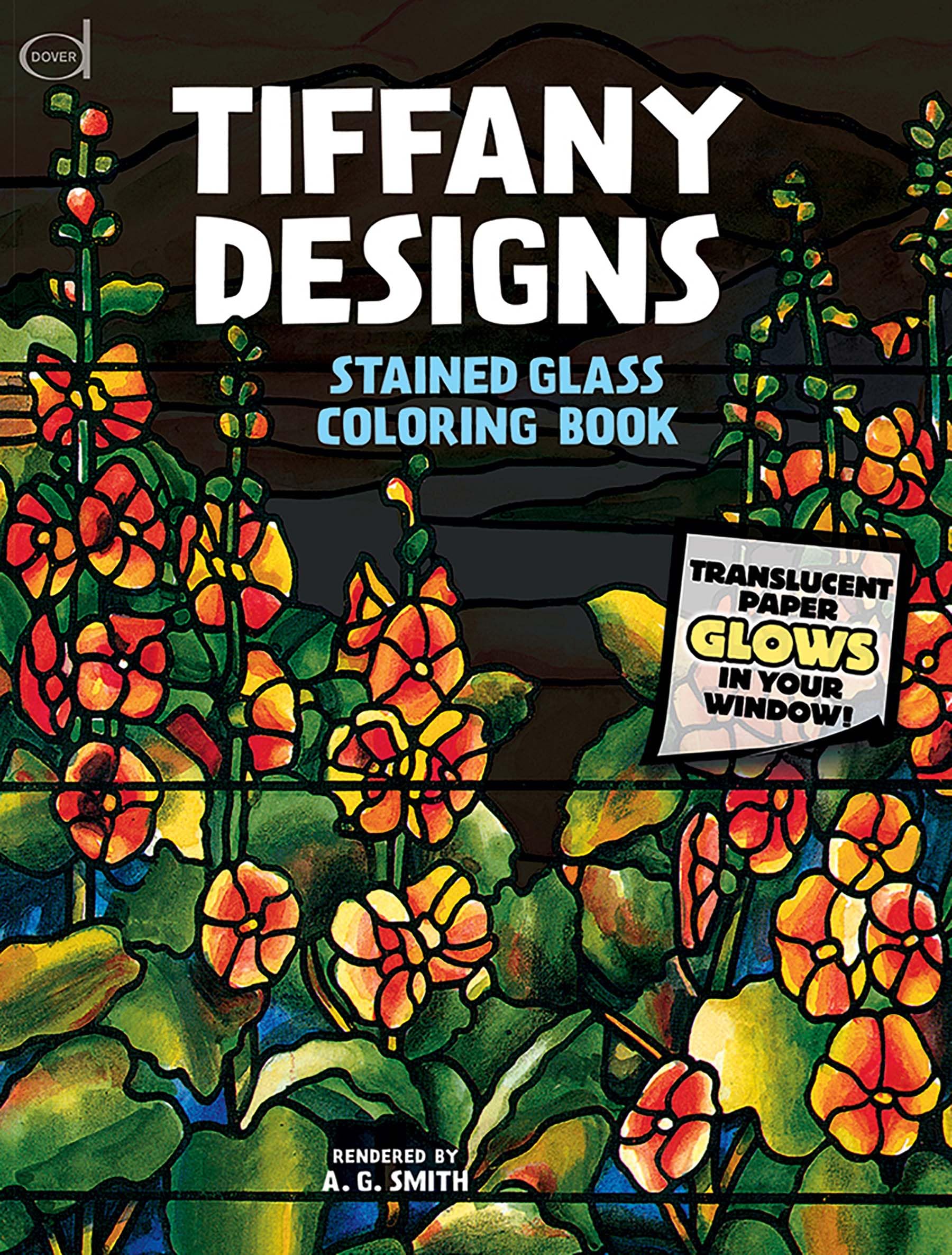 Algopix Similar Product 15 - Tiffany Designs Stained Glass Coloring