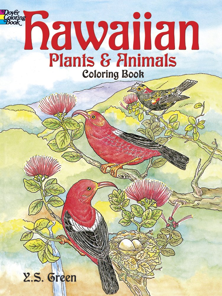 Algopix Similar Product 18 - Hawaiian Plants and Animals Coloring