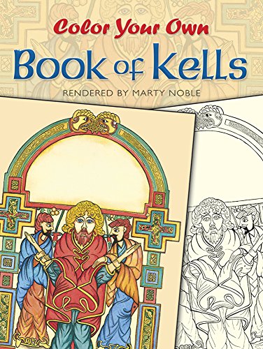 Algopix Similar Product 15 - Color Your Own Book of Kells Dover Art