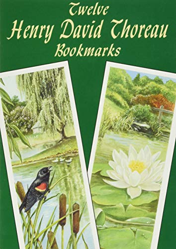 Algopix Similar Product 7 - Twelve Henry David Thoreau Bookmarks