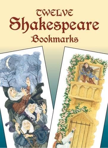 Algopix Similar Product 2 - Twelve Shakespeare Bookmarks Dover