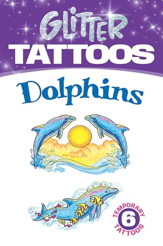 Algopix Similar Product 18 - Glitter Tattoos Dolphins (Dover Tattoos)