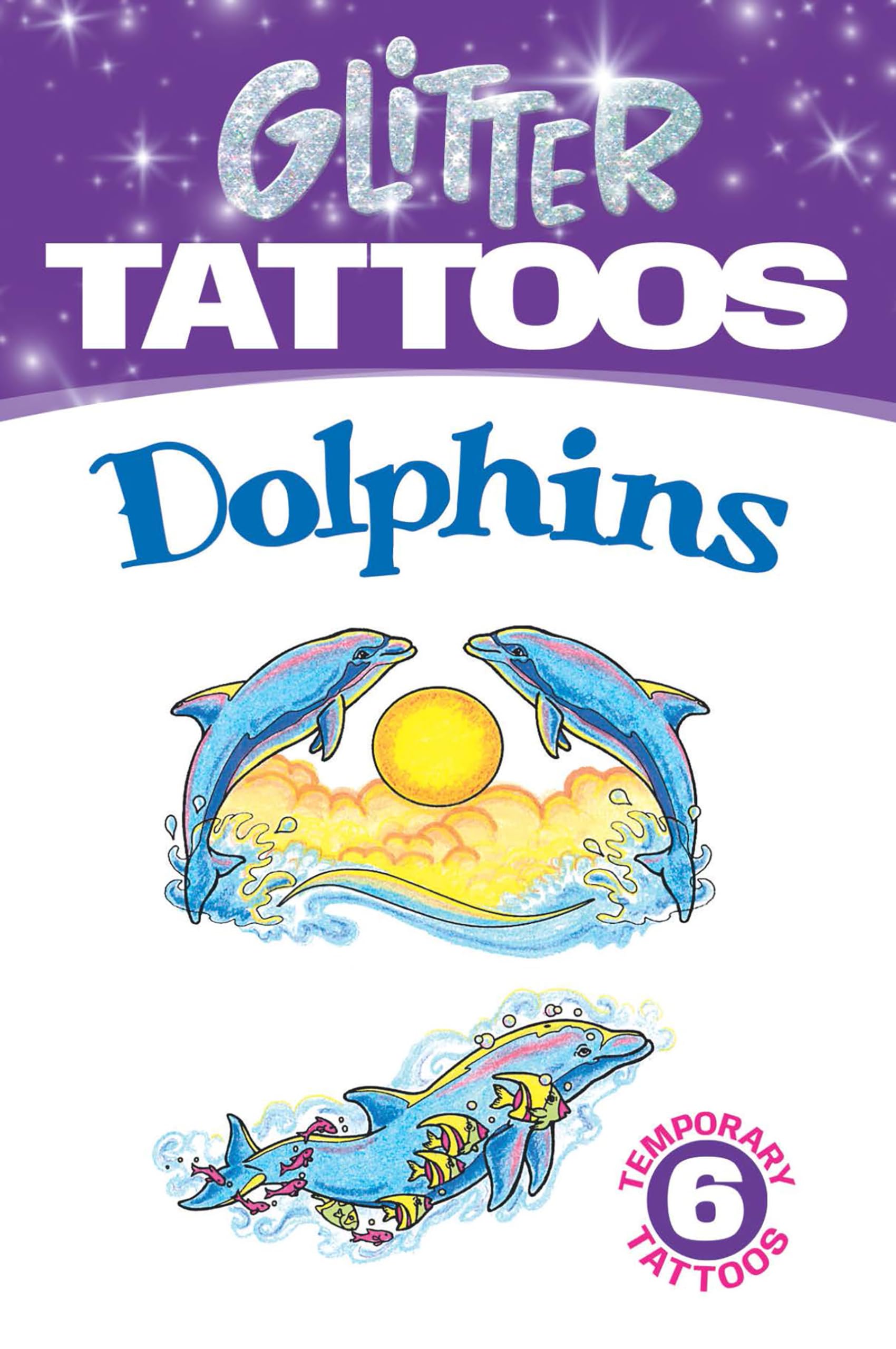 Algopix Similar Product 16 - Glitter Tattoos Dolphins (Dover Tattoos)