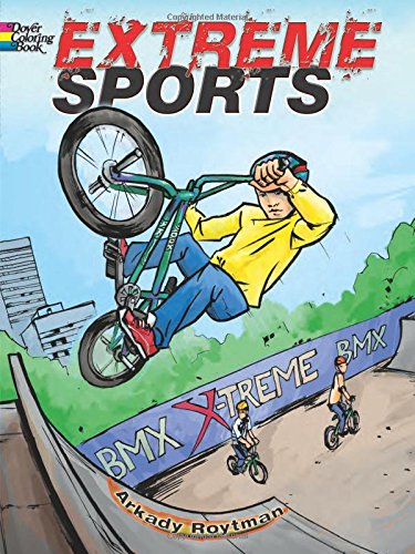 Algopix Similar Product 13 - Extreme Sports Coloring Book Dover