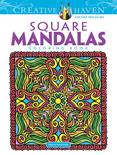 Algopix Similar Product 2 - Creative Haven Square Mandalas Coloring