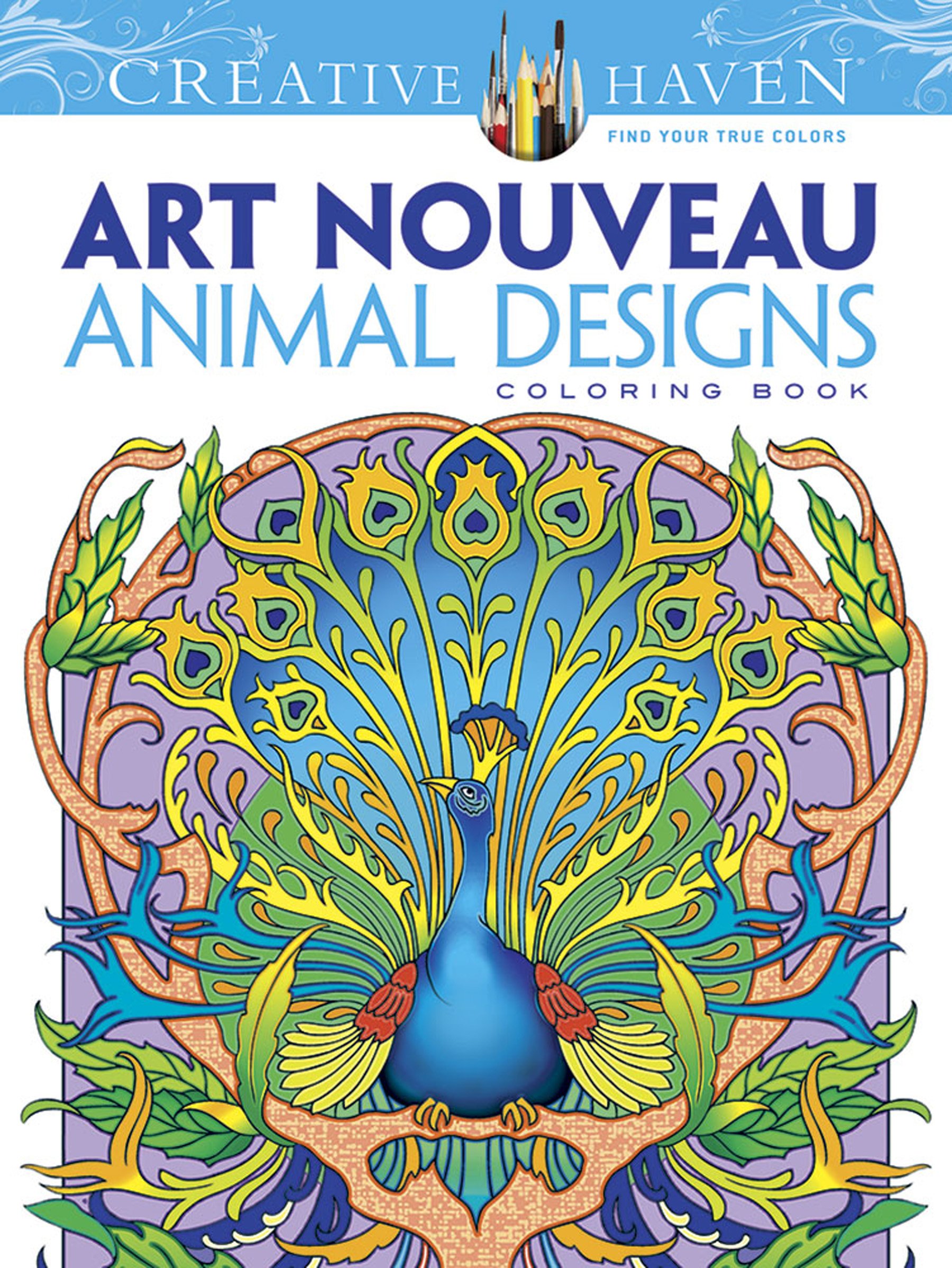 Algopix Similar Product 9 - Dover Creative Haven Art Nouveau Animal