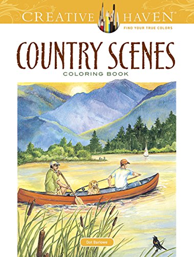 Algopix Similar Product 18 - Creative Haven Country Scenes Coloring