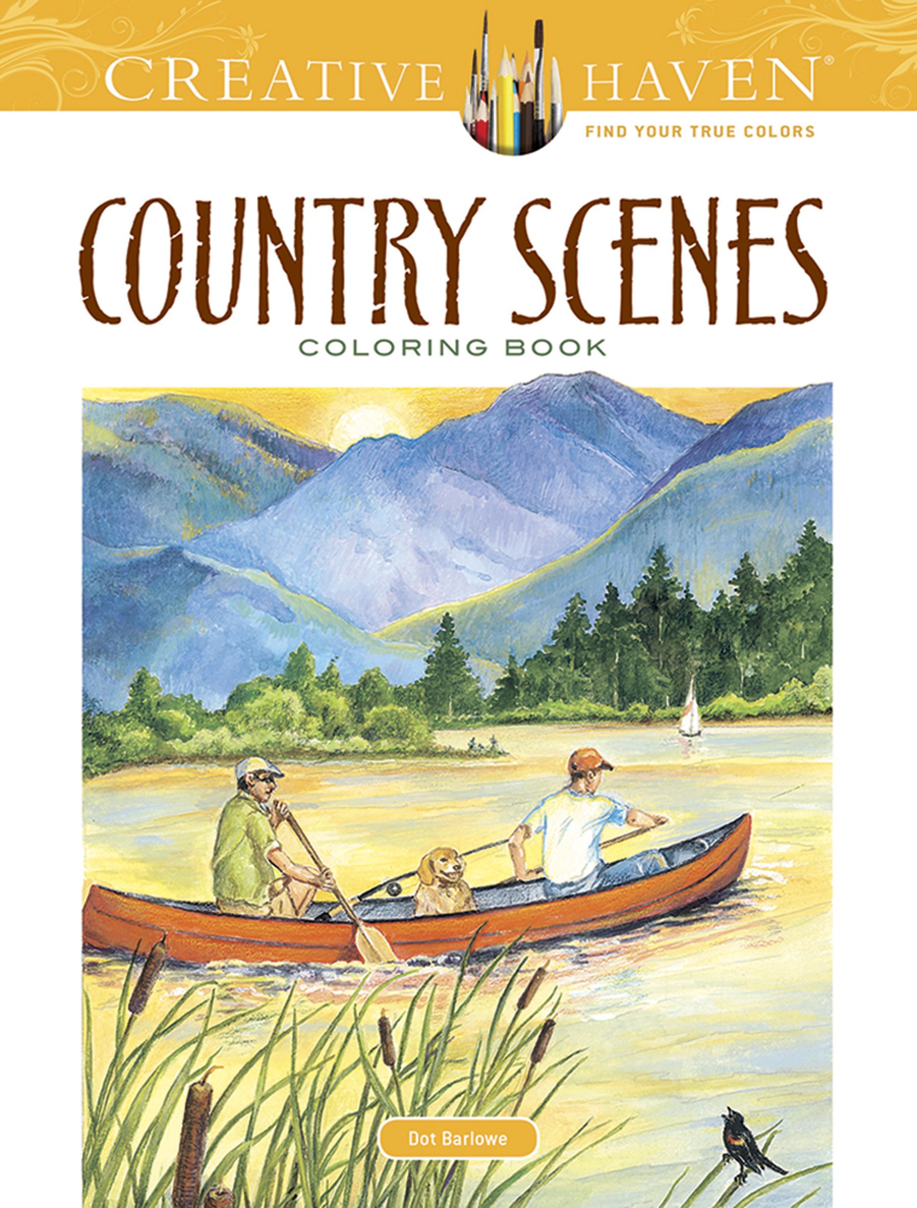 Algopix Similar Product 20 - Creative Haven Country Scenes Coloring