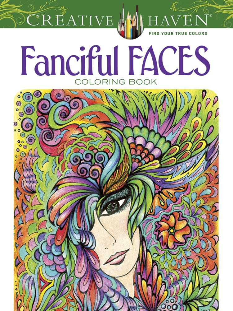 Algopix Similar Product 15 - Fanciful Faces Coloring Book Creative