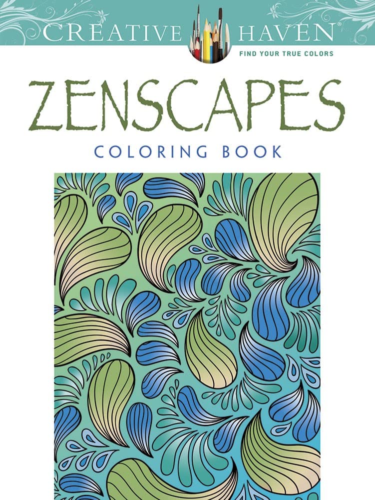 Algopix Similar Product 11 - Creative Haven Zenscapes Coloring Book