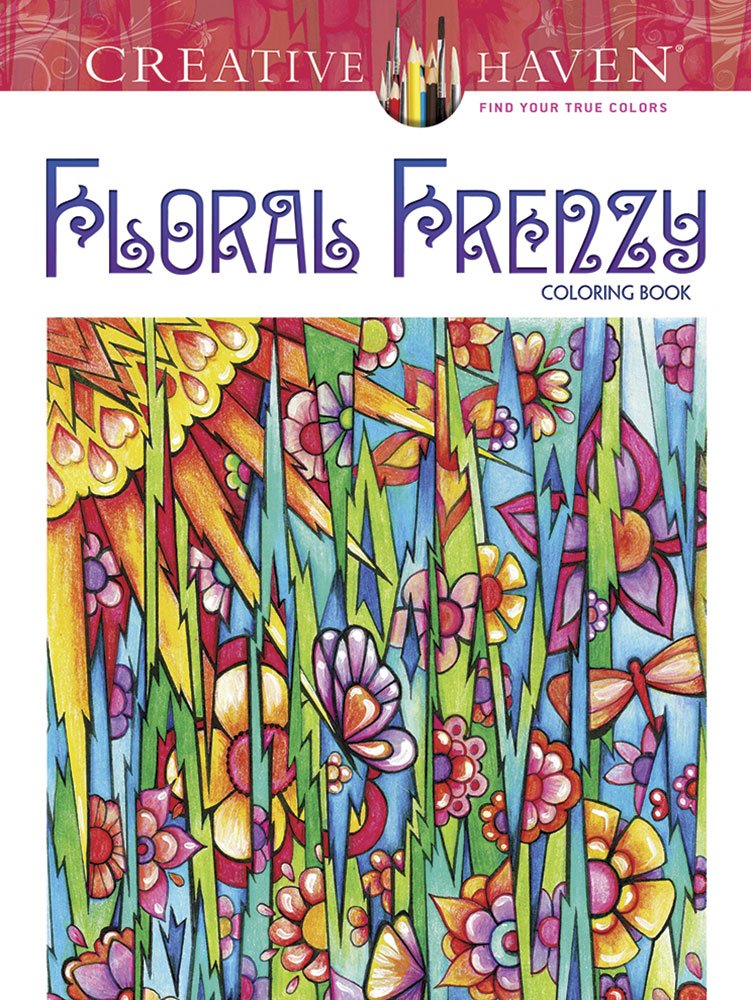 Algopix Similar Product 4 - Creative Haven Floral Frenzy Coloring