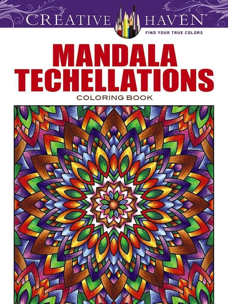 Algopix Similar Product 16 - Creative Haven Mandala Techellations