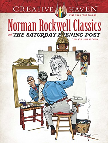 Algopix Similar Product 18 - Adult Coloring Norman Rockwell Classics