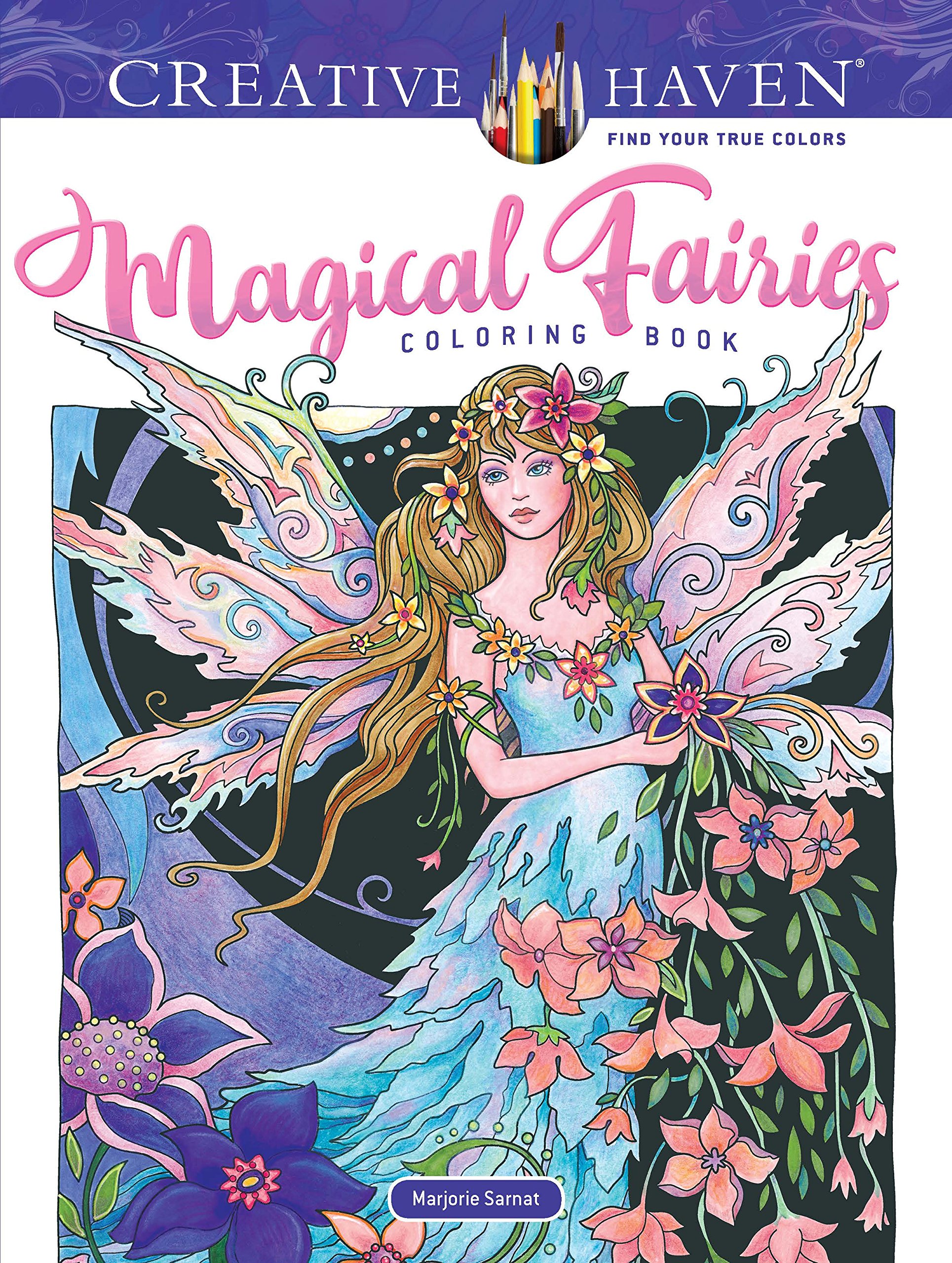 Algopix Similar Product 18 - Creative Haven Magical Fairies Coloring