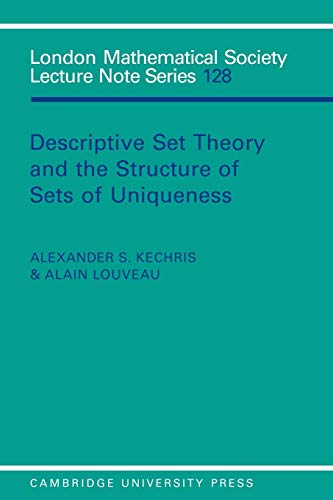 Algopix Similar Product 7 - Descriptive Set Theory and the