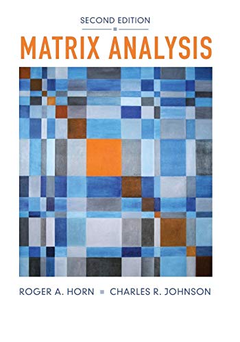 Algopix Similar Product 19 - Matrix Analysis