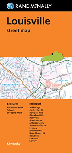 Algopix Similar Product 18 - Folded Map: Louisville Street Map