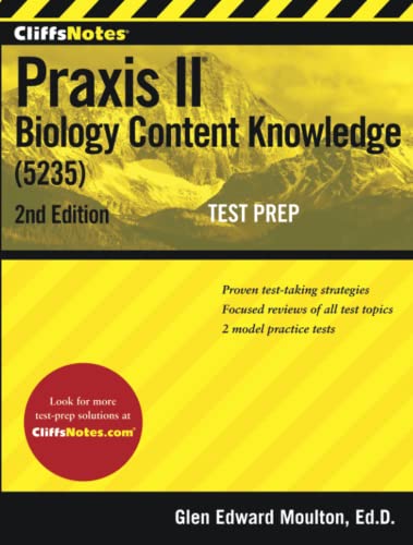 Algopix Similar Product 13 - CliffsNotes Praxis II Biology Content