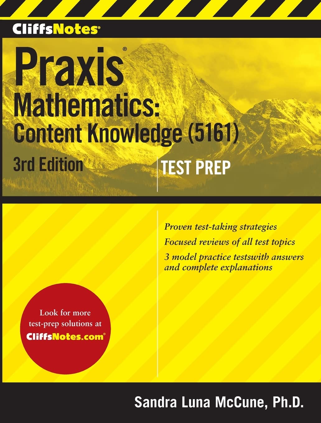 Algopix Similar Product 10 - CliffsNotes Praxis Mathematics Content