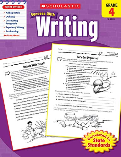 Algopix Similar Product 18 - Scholastic Success with Writing, Grade 4