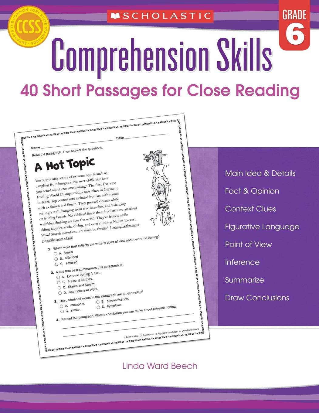 Algopix Similar Product 12 - Comprehension Skills Short Passages