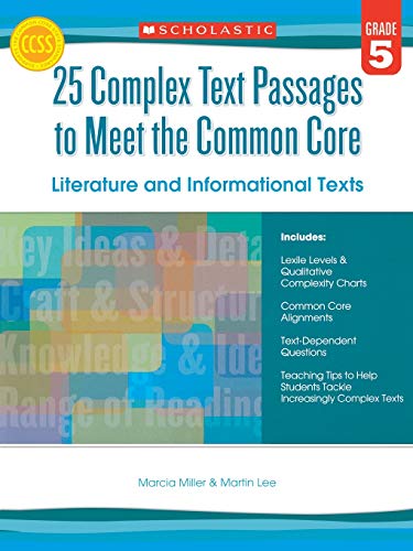 Algopix Similar Product 18 - 25 Complex Text Passages to Meet the