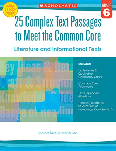Algopix Similar Product 15 - 25 Complex Text Passages to Meet the