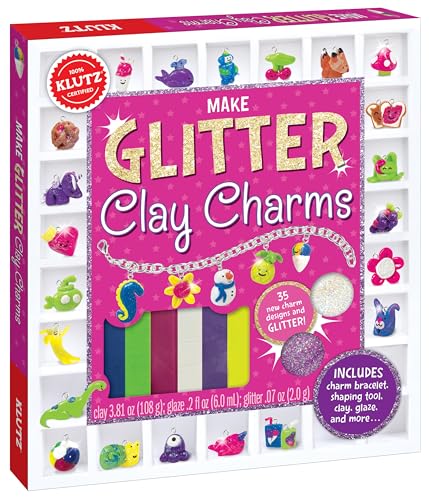Algopix Similar Product 19 - Klutz Make Glitter Clay Charms Craft