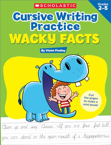 Algopix Similar Product 9 - Cursive Writing Practice: Wacky Facts
