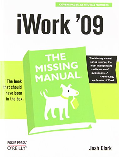 Algopix Similar Product 1 - iWork 09 The Missing Manual The
