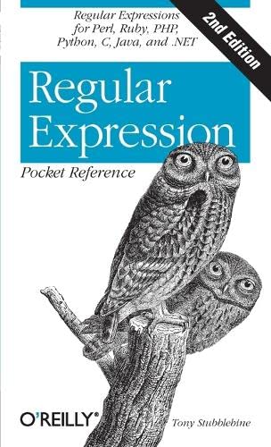 Algopix Similar Product 8 - Regular Expression Pocket Reference