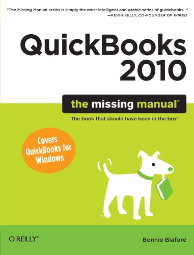 Algopix Similar Product 17 - QuickBooks 2010: The Missing Manual