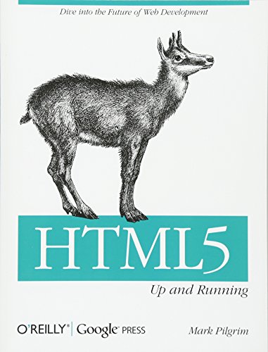 Algopix Similar Product 1 - HTML5 Up and Running Dive into the