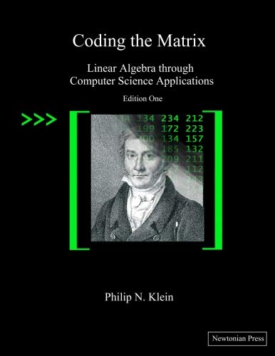 Algopix Similar Product 20 - Coding the Matrix Linear Algebra