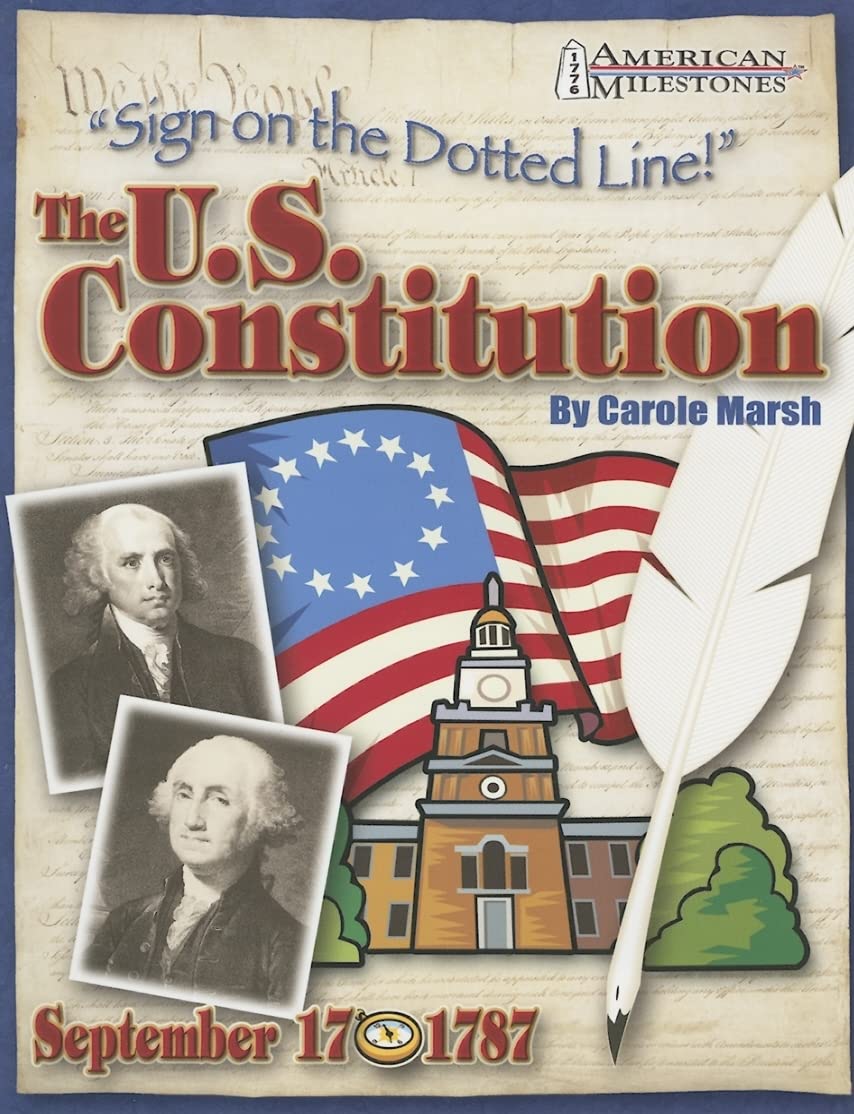 Algopix Similar Product 4 - US Constitution Sign on the Dotted