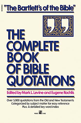 Algopix Similar Product 13 - Complete Book of Bible Quotations